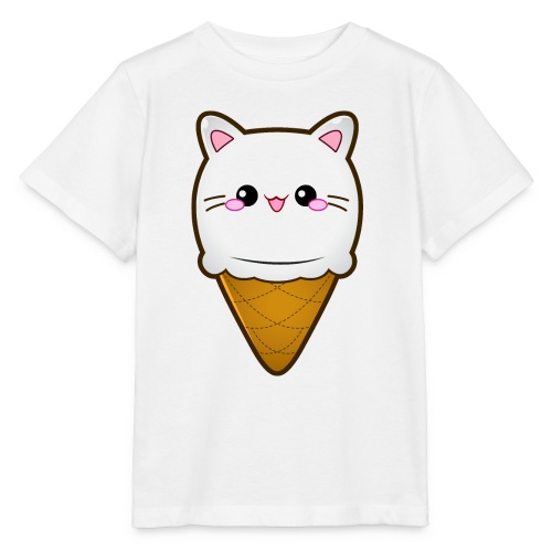 Ice Cream Cat Eiscreme Eis Katze Vanille Eiskugel