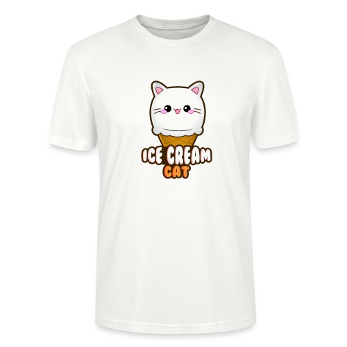 Ice Cream Cat Eiscreme Eis Katze Vanille Eiskugel