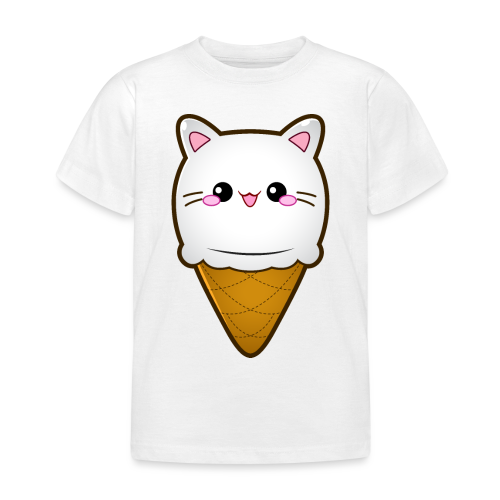 Ice Cream Cat Eiscreme Eis Katze Vanille Eiskugel