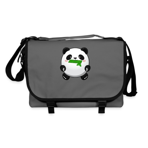 Fat Panda mit Bambus - Pandabär Cute Kawaii Bär