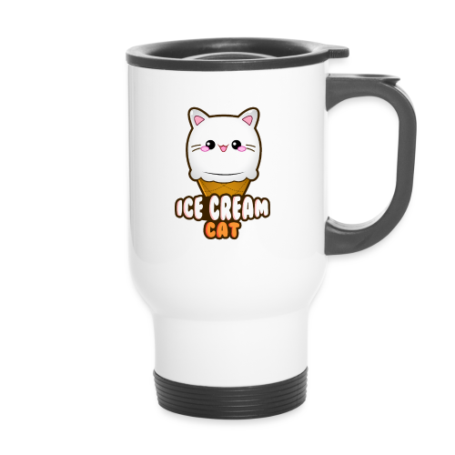 Ice Cream Cat Eiscreme Eis Katze Vanille Eiskugel