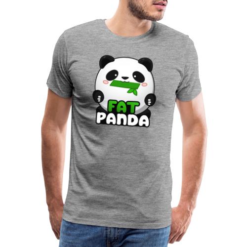 Fat Panda mit Bambus - Pandabär Cute Kawaii ^_^