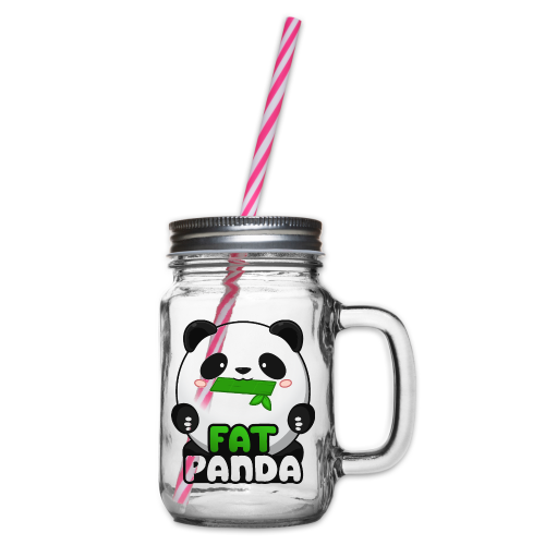 Fat Panda mit Bambus - Pandabär Cute Kawaii ^_^