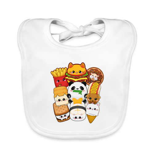 moodrush Design Kawaii Cat Fast Food Print