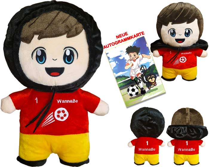 Deutschland EM WannaBe Merchandise Puppe Kissen Plueschfigur Shop