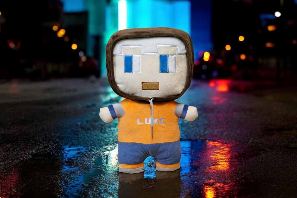 LukeUCraft Plüschfigur Merchandise Shop Luke U Craft Kissen Plüsch Figur Shop